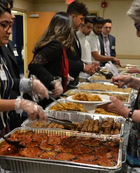 Food being served at Taste of Ramadan interfaith event